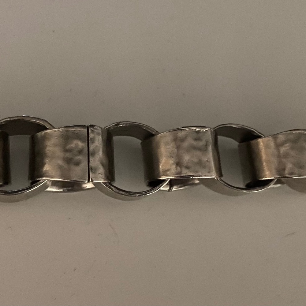 Kenneth Lane silver links bracelet